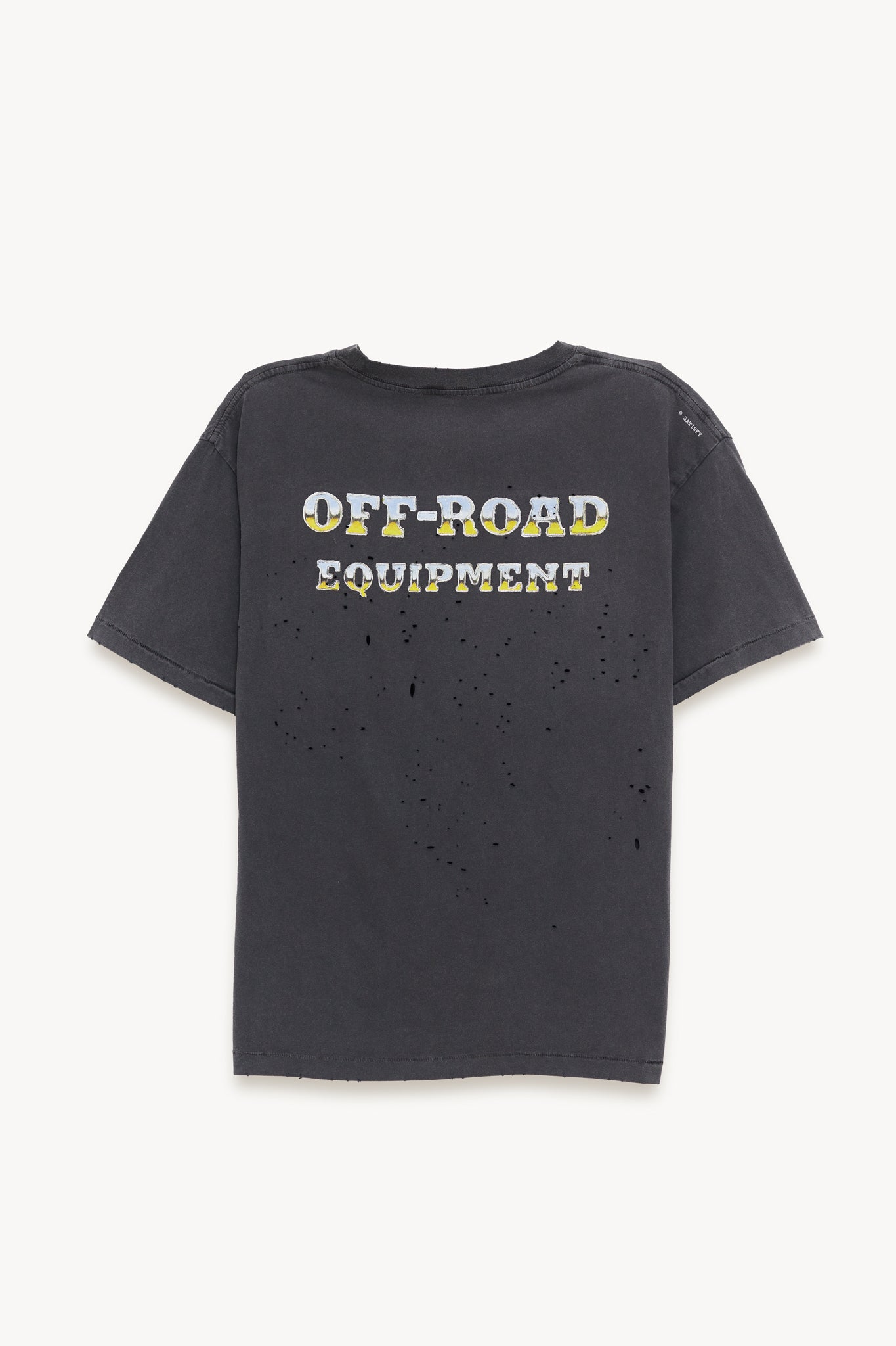 SATISFY AGED BLACK MONSTER TRUCK MOTHTECH T SHIRT