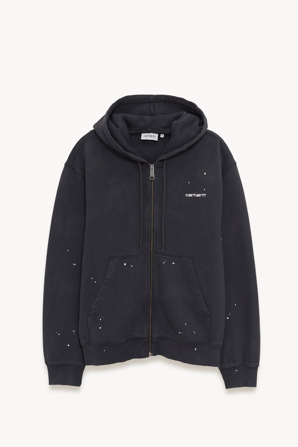 CARHARTT WIP BLACK HOODED PAINTER JACKET