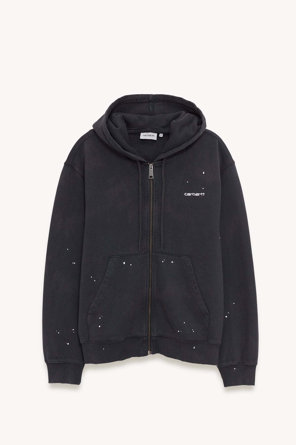 CARHARTT WIP BLACK HOODED PAINTER JACKET