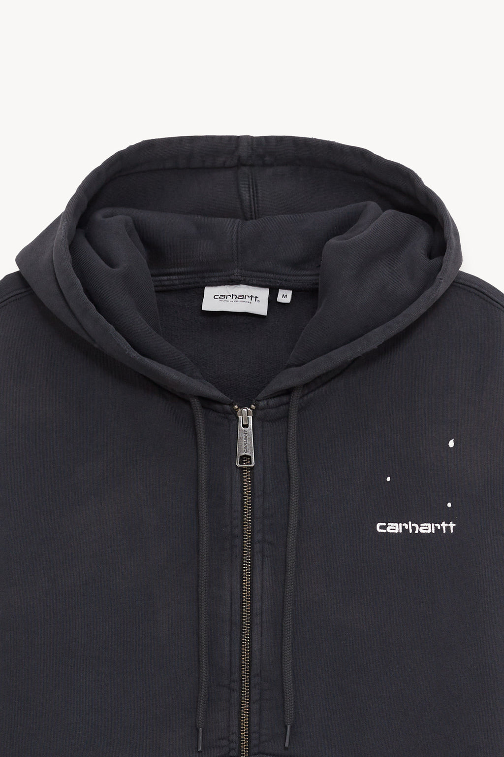 CARHARTT WIP BLACK HOODED PAINTER JACKET