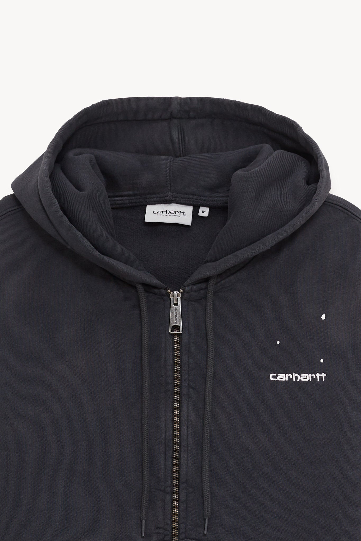 CARHARTT WIP BLACK HOODED PAINTER JACKET