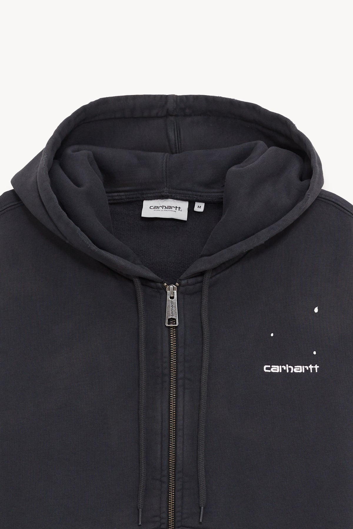 CARHARTT WIP BLACK HOODED PAINTER JACKET