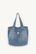 CARHARTT WIP BLUE DENIM TOTE
