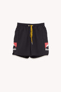 RHUDE BLACK MOONLIGHT LOGO SHORT