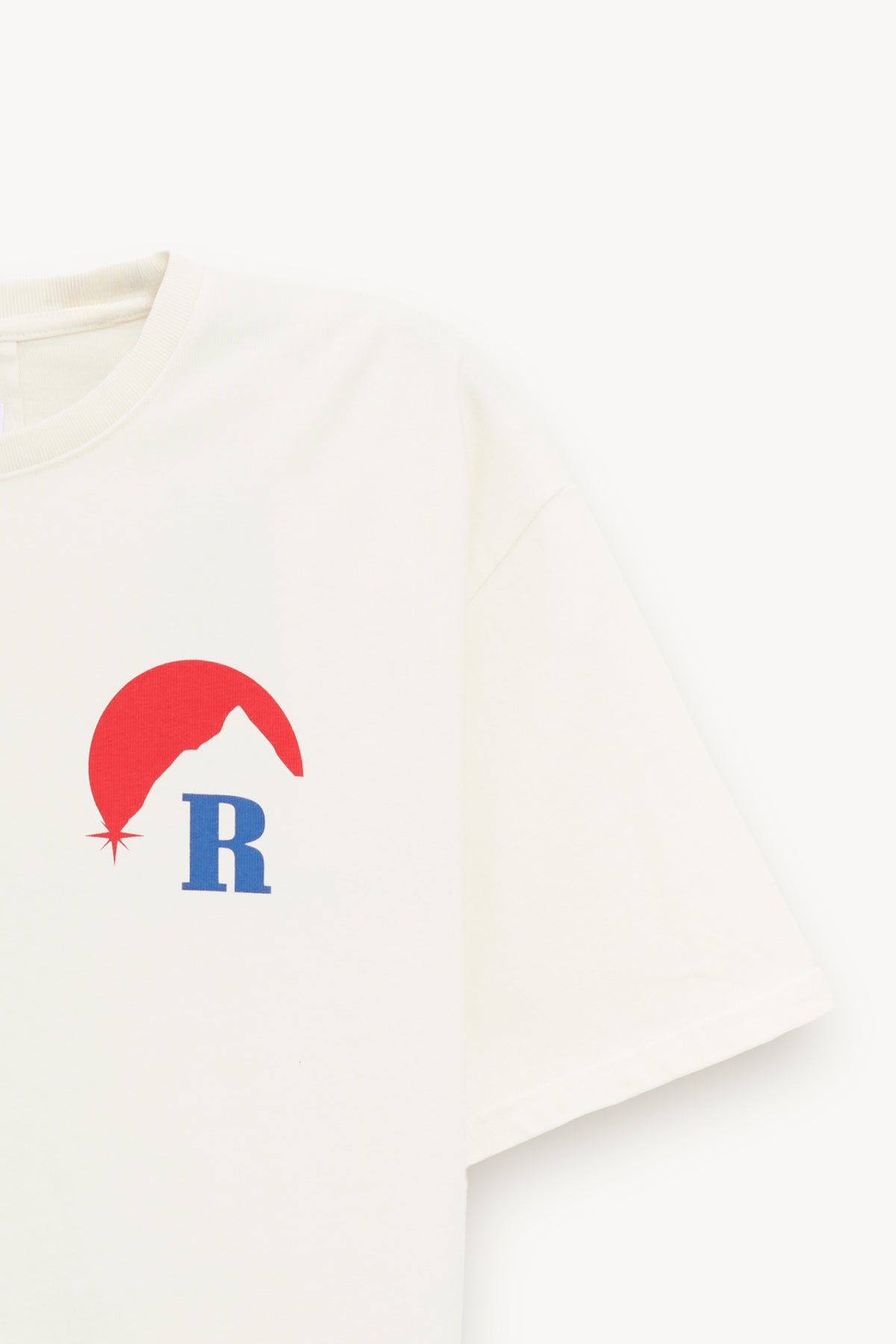 RHUDE VINTAGE WHITE MOONLIGHT REGATTA T SHIRT