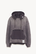 MAISON MIHARA YASUHIRO BLACK SUN FADED HOODIE
