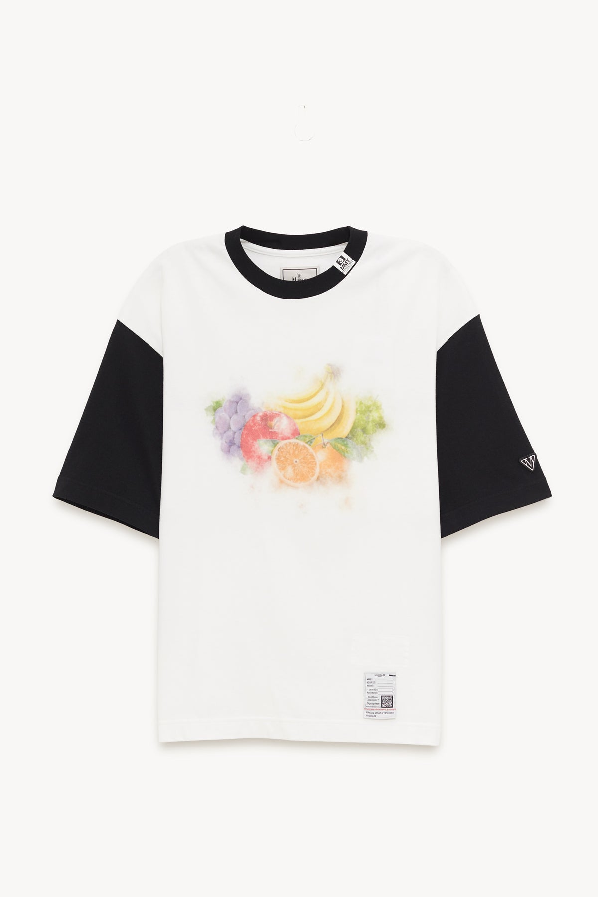 MAISON MIHARA YASUHIRO WHITE FRUIT PRINTED T SHIRT