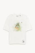 MAISON MIHARA YASUHIRO WHITE LEON PRINTED T SHIRT