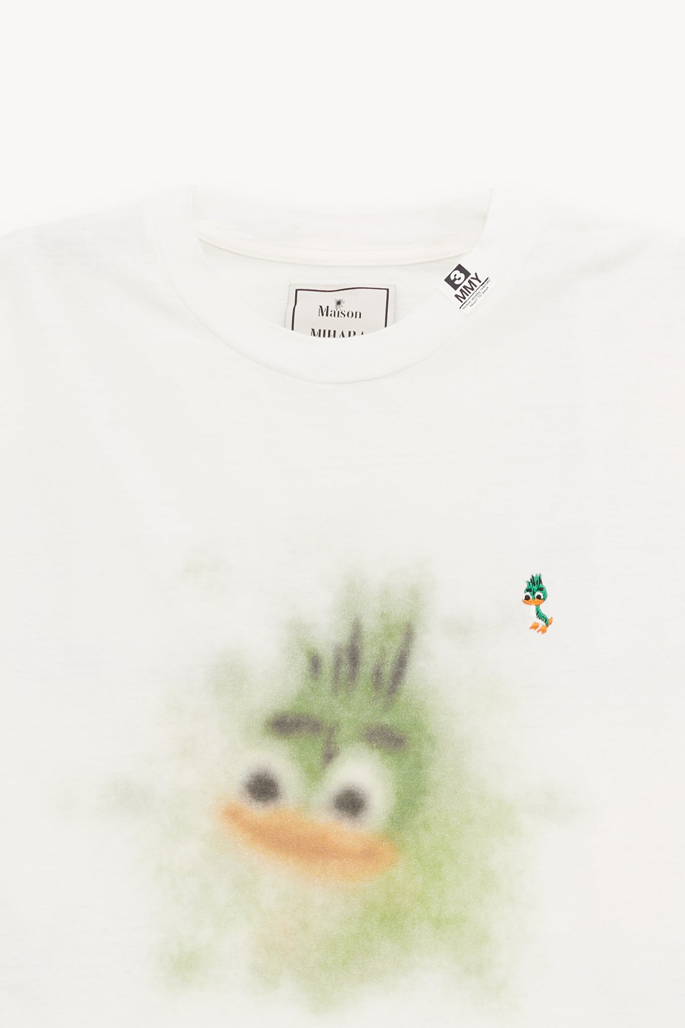MAISON MIHARA YASUHIRO WHITE LEON PRINTED T SHIRT