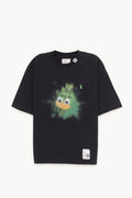 MAISON MIHARA YASUHIRO BLACK LEON PRINTED T SHIRT