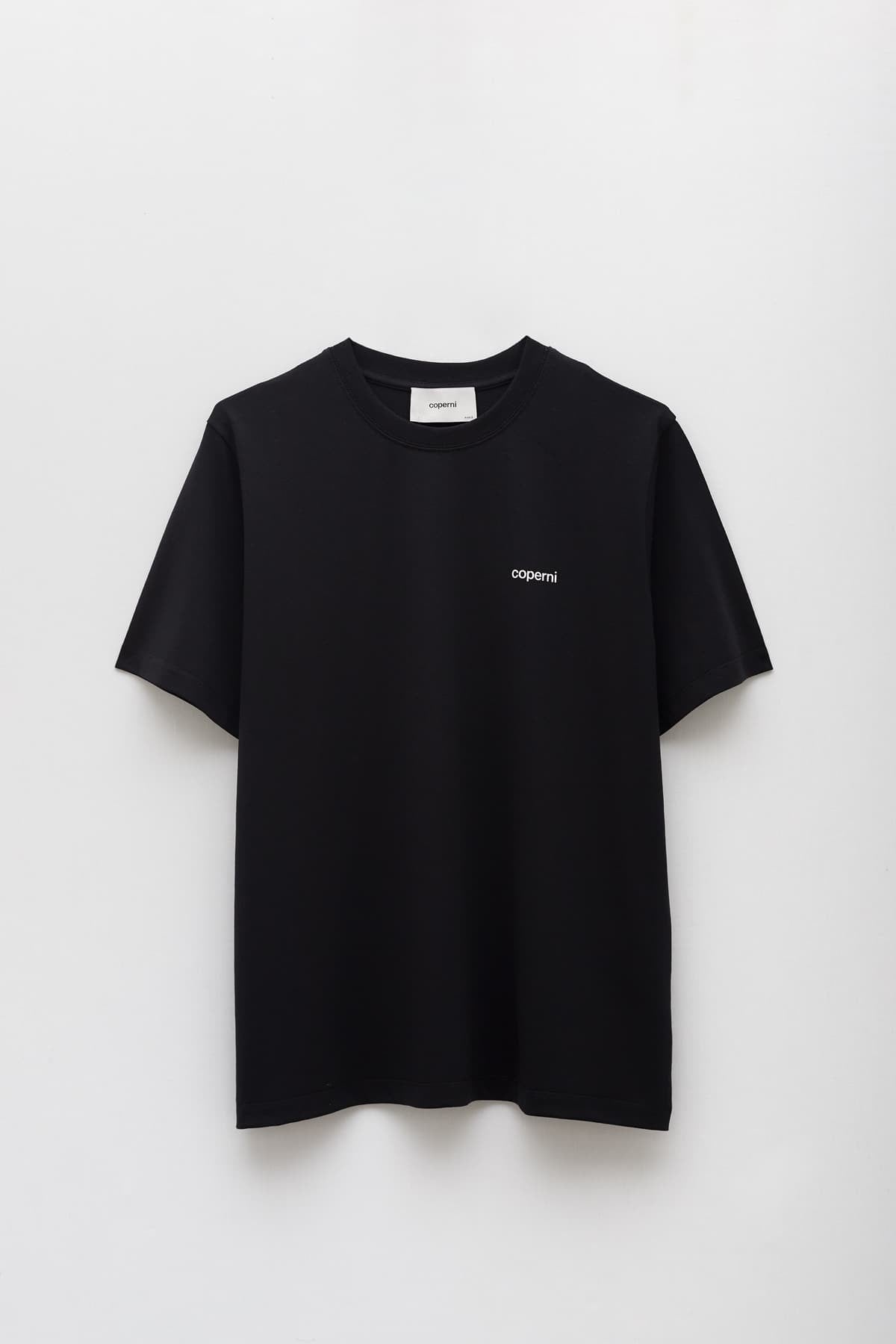 COPERNI BLACK BOXY LOGO T SHIRT