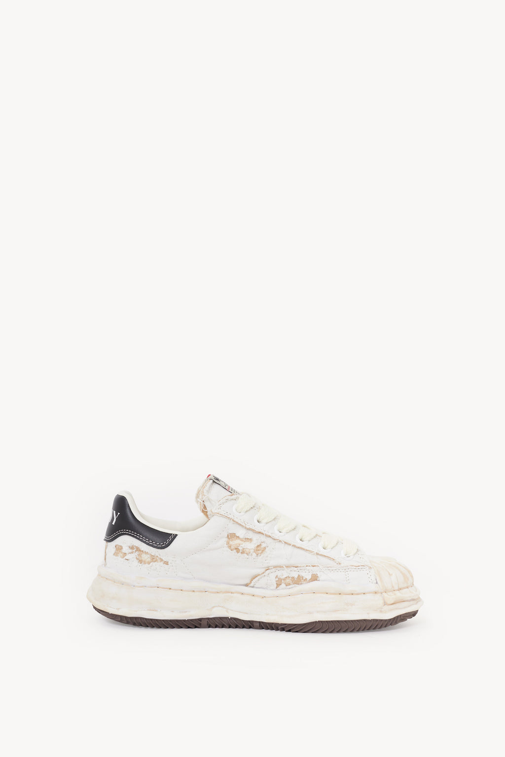 MAISON MIHARA YASUHIRO VINTAGE WHITE BLAKEY SNEAKERS