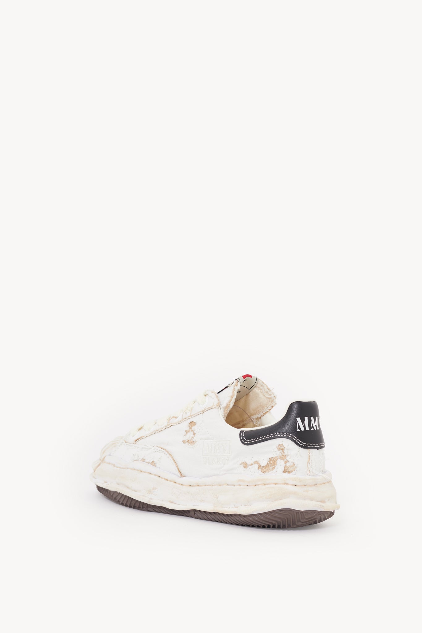 MAISON MIHARA YASUHIRO VINTAGE WHITE BLAKEY SNEAKERS