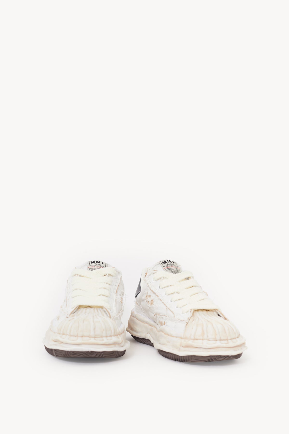 MAISON MIHARA YASUHIRO VINTAGE WHITE BLAKEY SNEAKERS