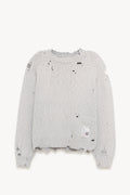 MAISON MIHARA YASUHIRO BEIGE SUN FADED KNIT PULLOVER