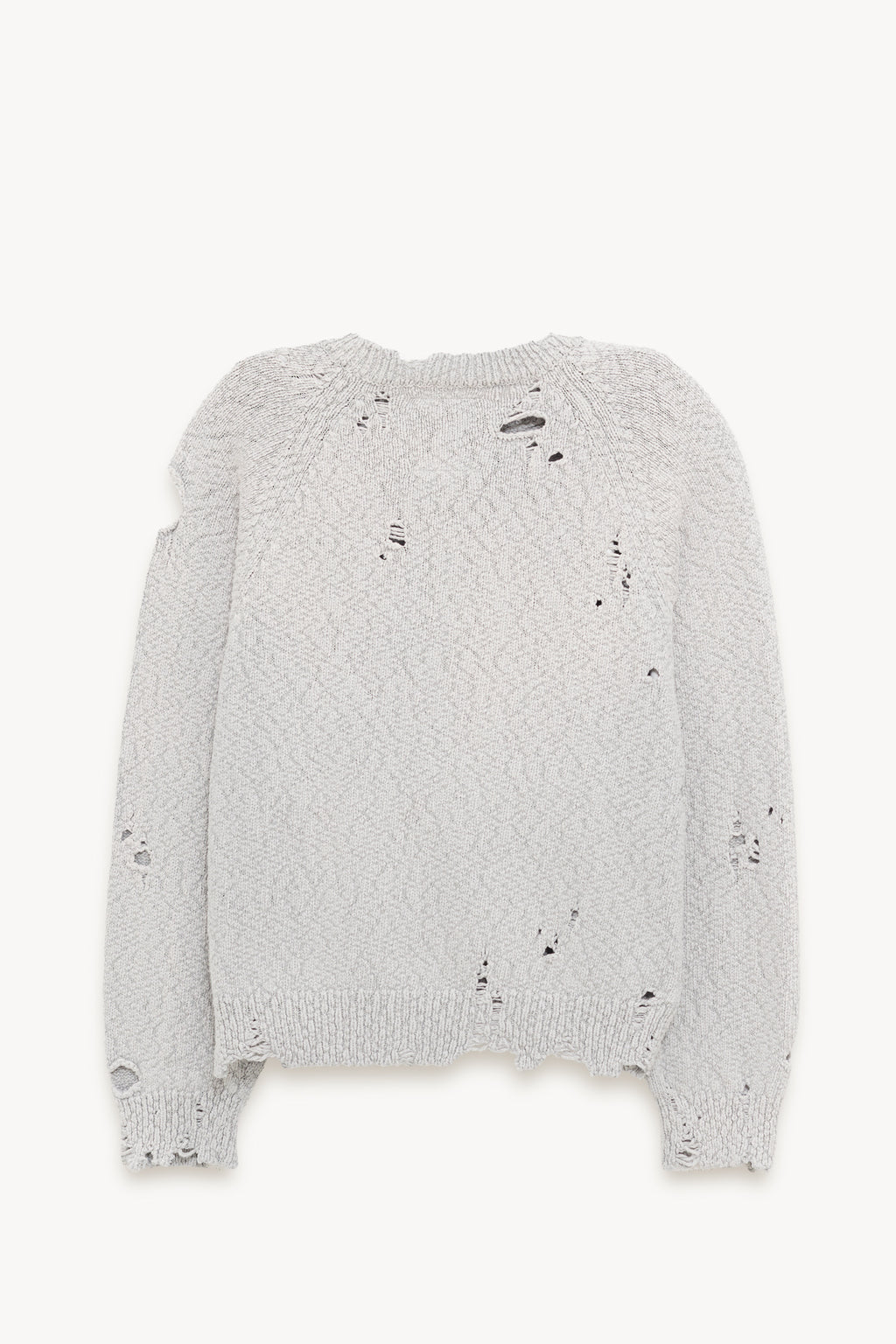 MAISON MIHARA YASUHIRO BEIGE SUN FADED KNIT PULLOVER