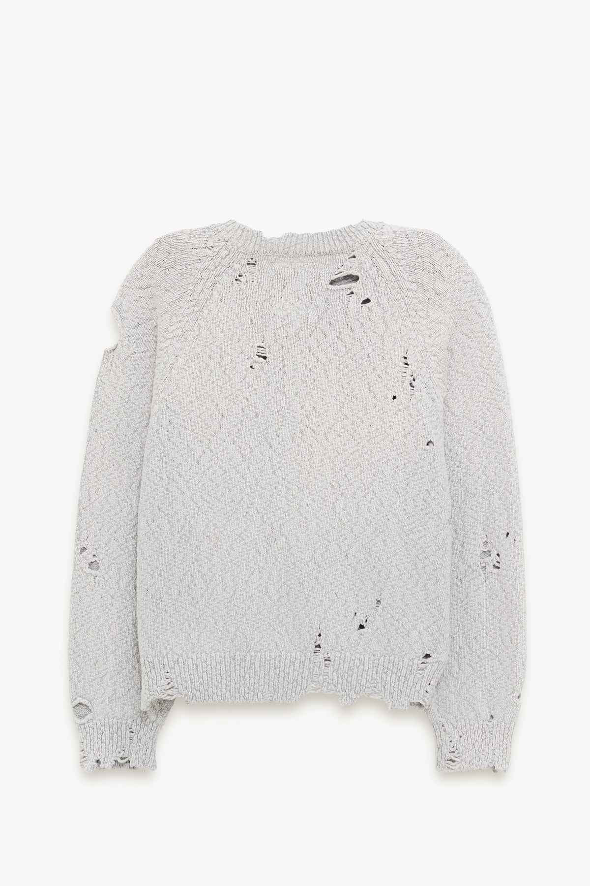 MAISON MIHARA YASUHIRO BEIGE SUN FADED KNIT PULLOVER