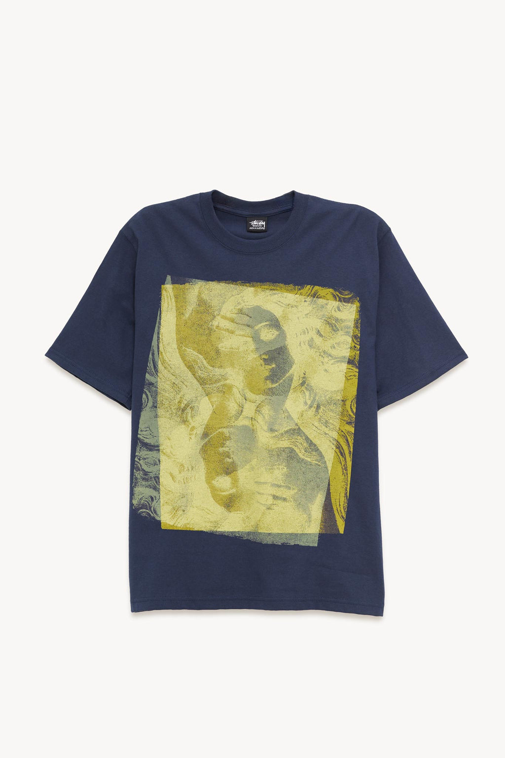 STUSSY NAVY DOUBLE VENUS T SHIRT