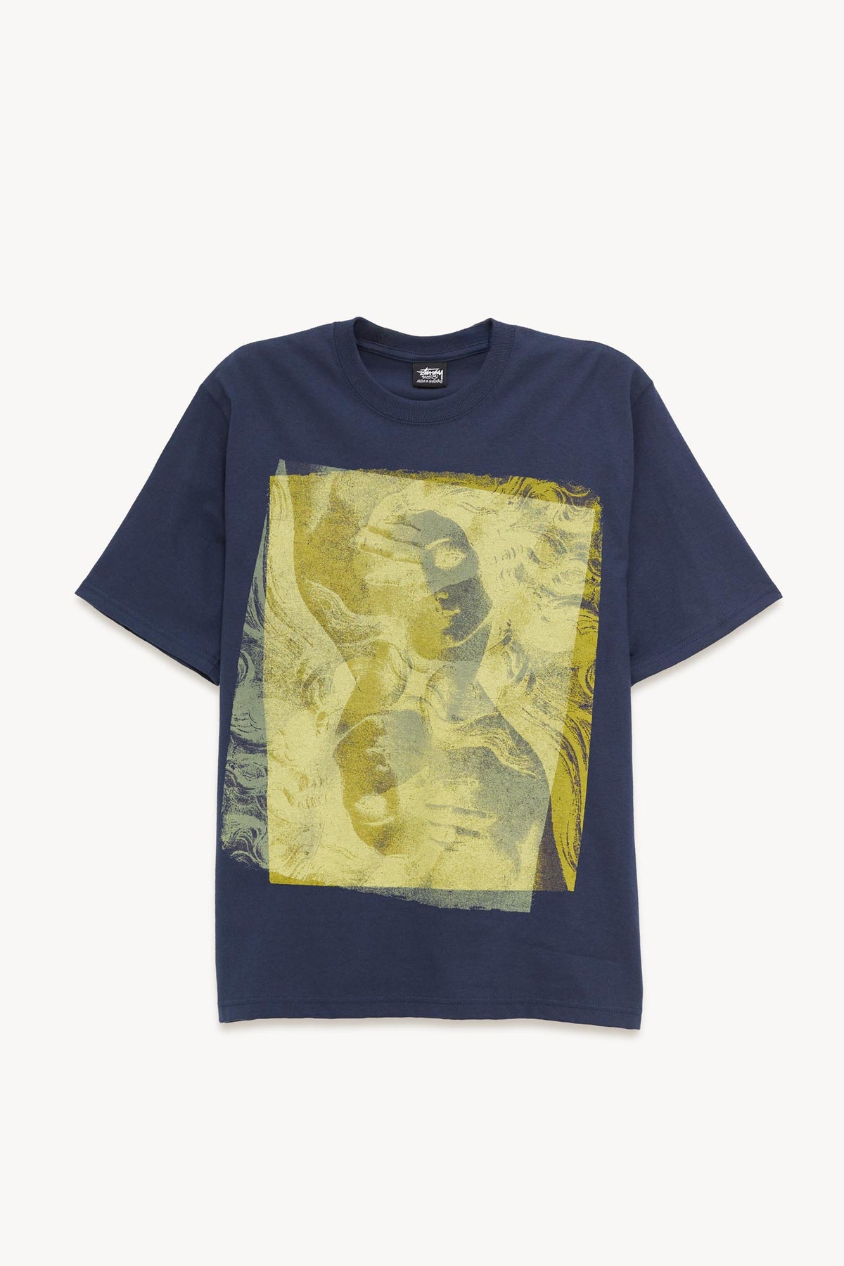 STUSSY NAVY DOUBLE VENUS T SHIRT