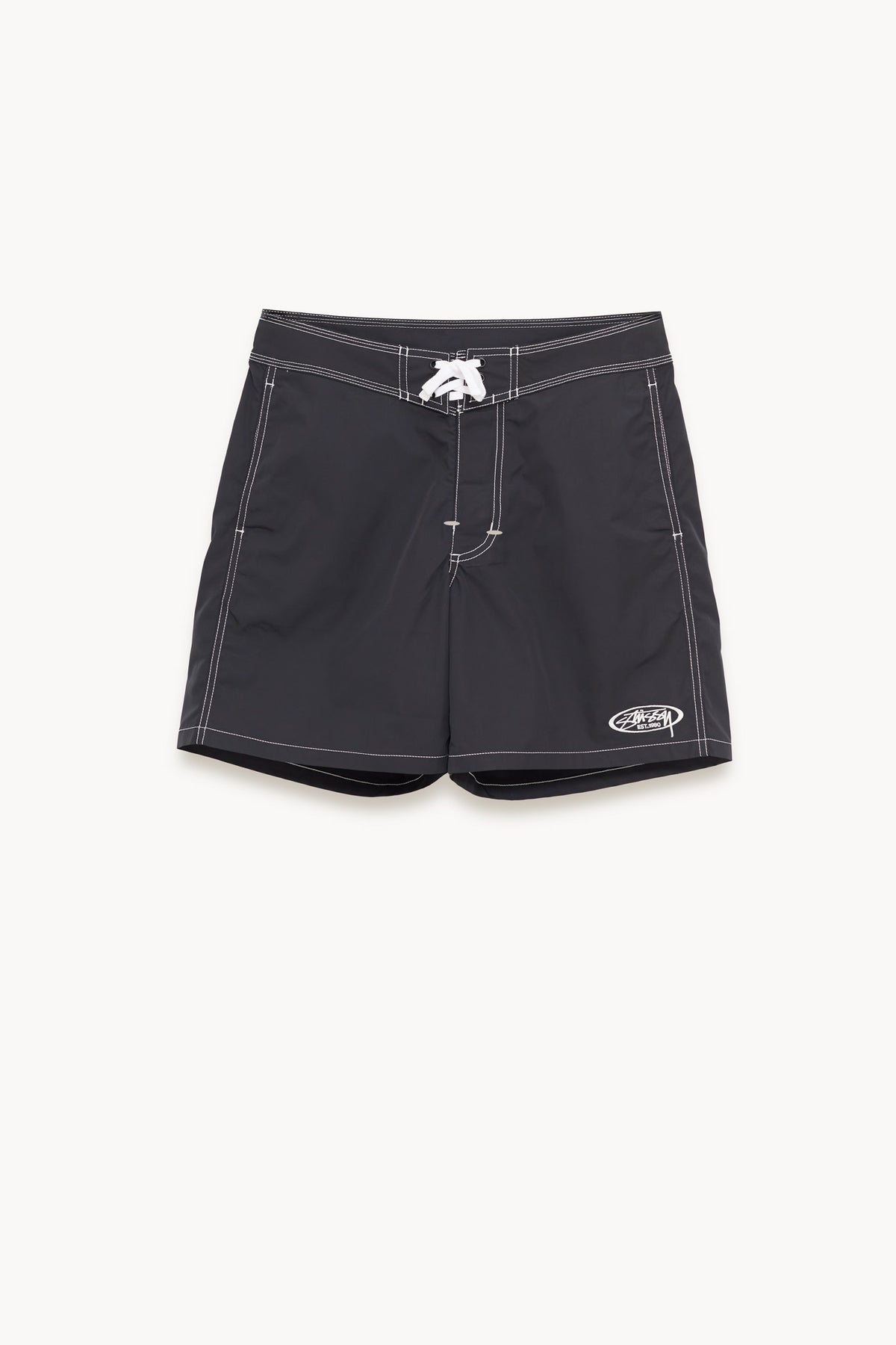STUSSY BLACK COASTAL BOARD SHORT