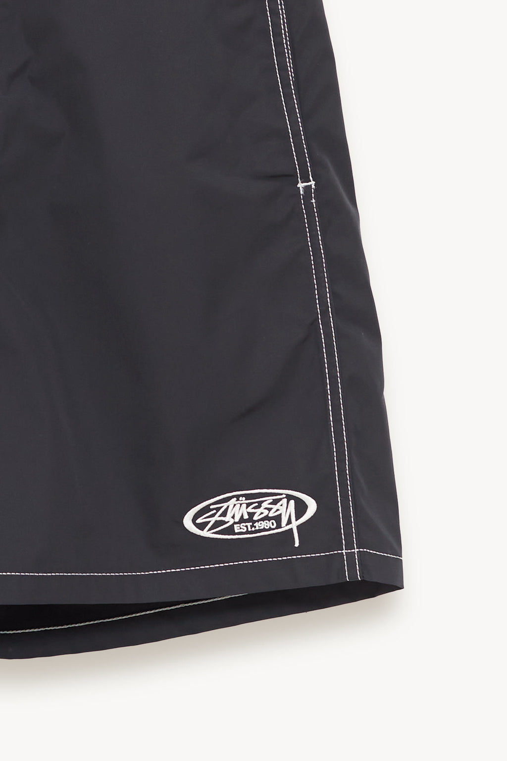 STUSSY BLACK COASTAL BOARD SHORT
