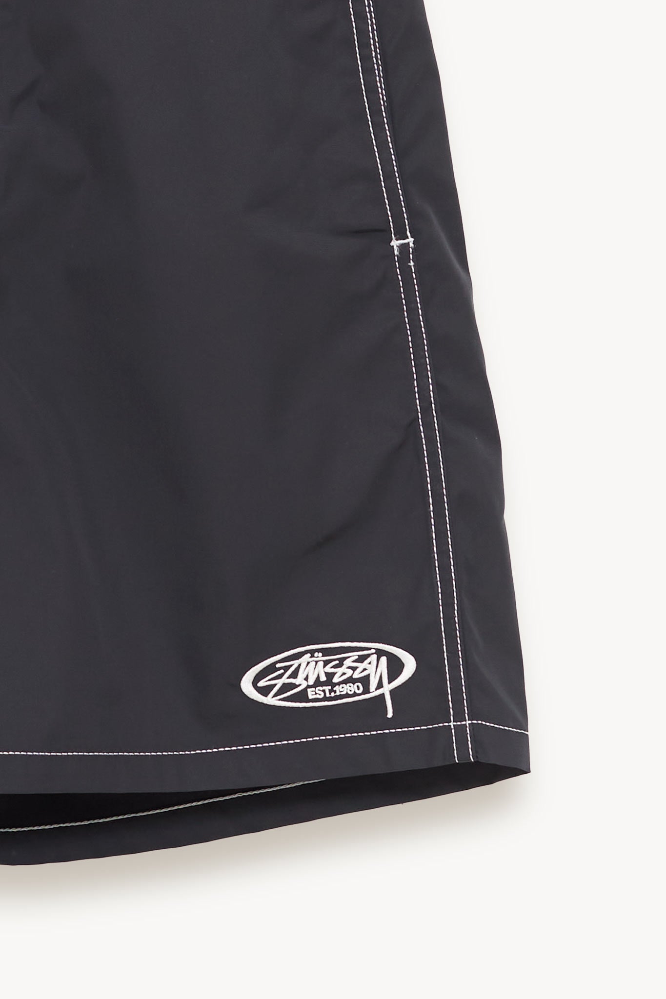 STUSSY BLACK COASTAL BOARD SHORT
