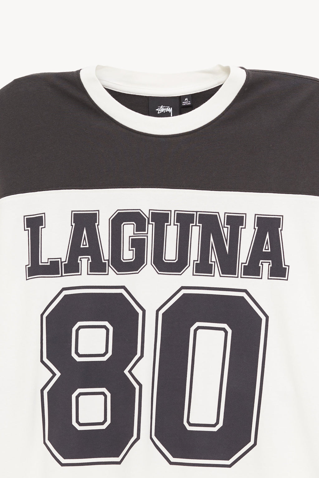 STUSSY STUSSY BLACK WHITE LAGUNA T SHIRT