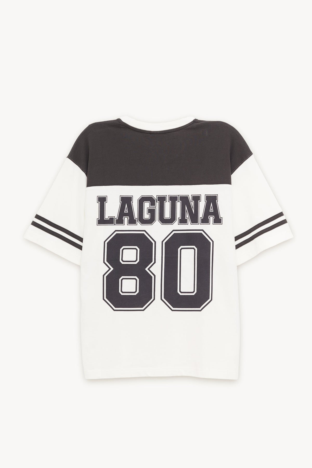 STUSSY STUSSY BLACK WHITE LAGUNA T SHIRT