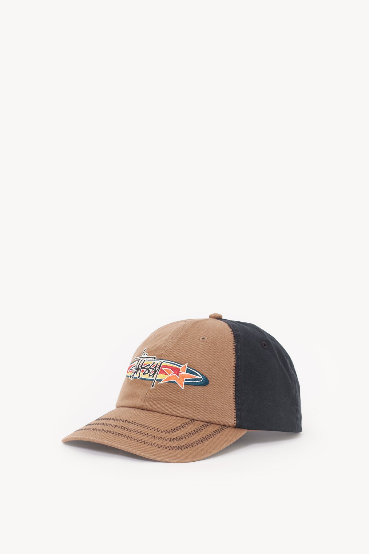 STUSSY BROWN LP OVAL STAR CAP