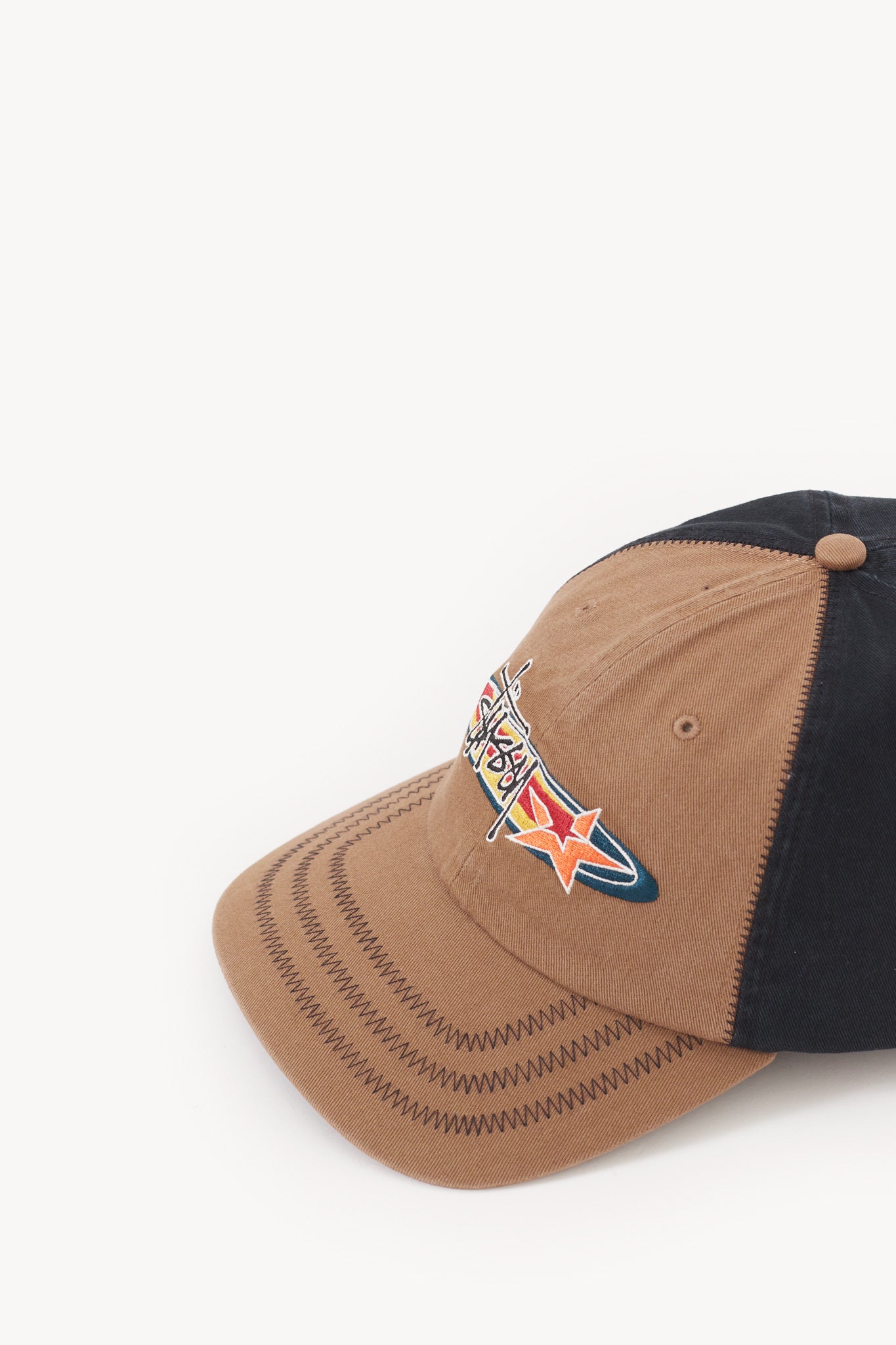 STUSSY BROWN LP OVAL STAR CAP