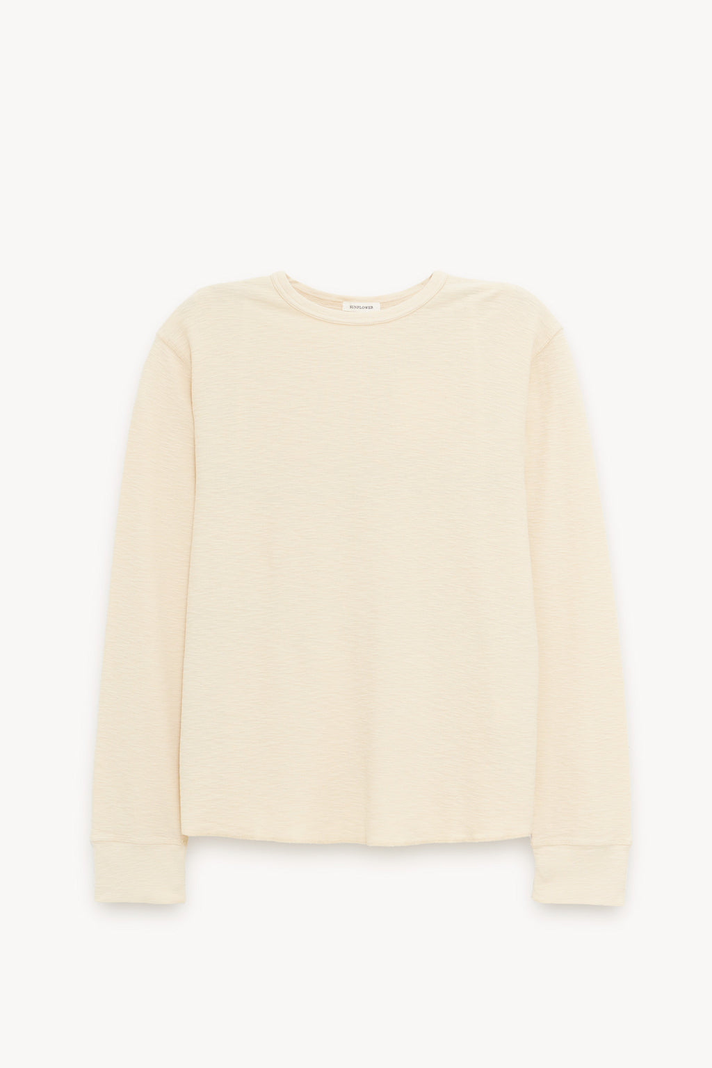 SUNFLOWER BEIGE WAFFLE LS T SHIRT
