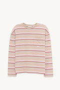 SUNFLOWER BEIGE STRIPE LS POCKET T SHIRT