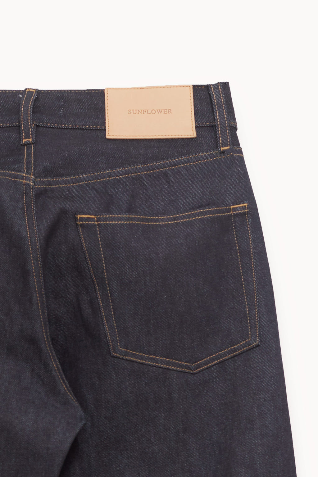 SUNFLOWER BLUE LOOSE RAW SELVEDGE DENIM