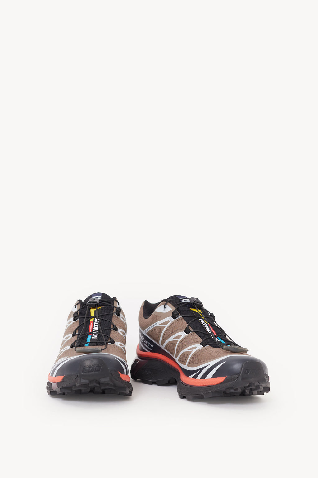 SALOMON WALNUT MARITIME BLUE XT 6 SNEAKERS