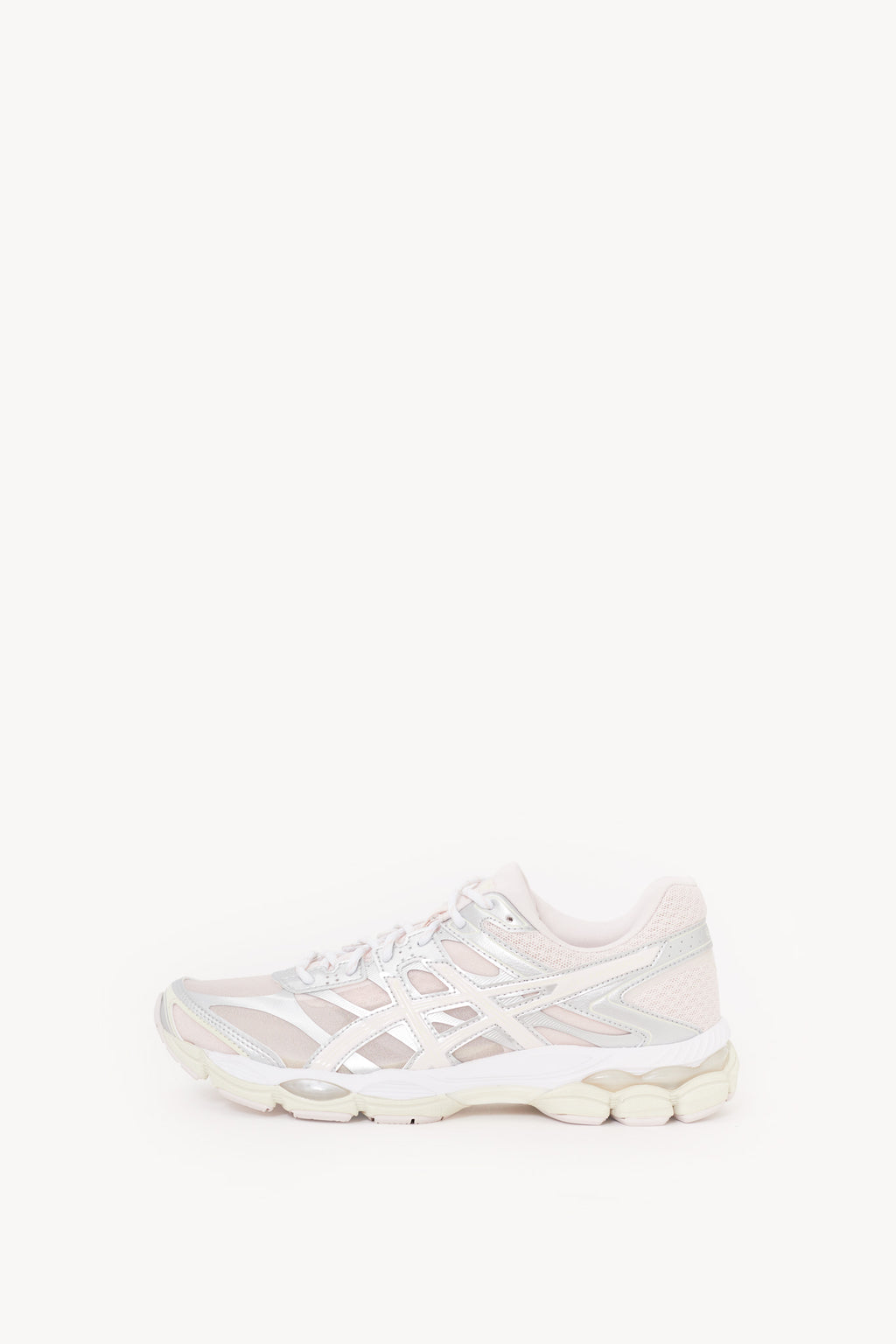 ASICS PINK CLOUD PURE SILVER GEL CUMULUS 16 SNEAKERS