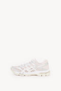 ASICS PINK CLOUD PURE SILVER GEL CUMULUS 16 SNEAKERS