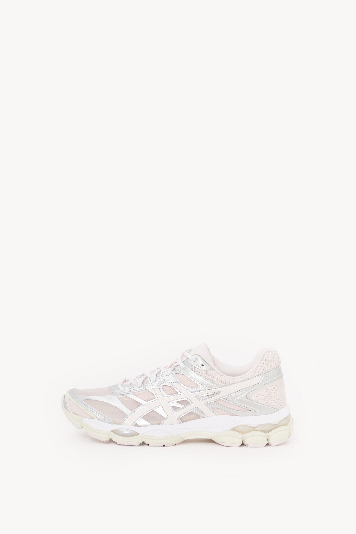ASICS PINK CLOUD PURE SILVER GEL CUMULUS 16 SNEAKERS