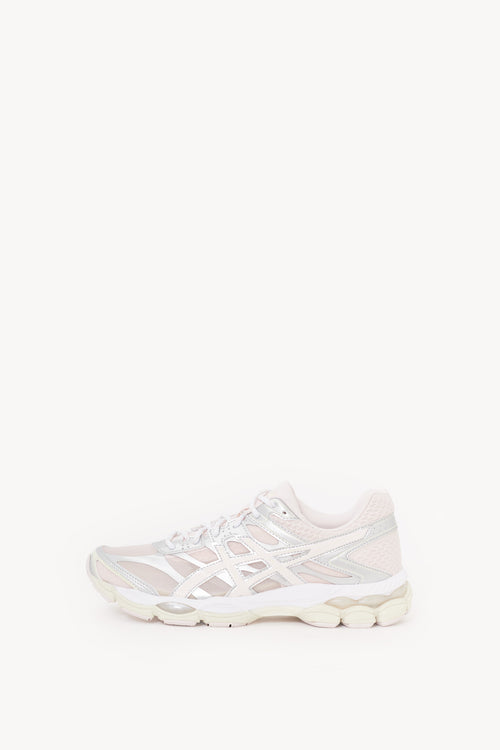 ASICS PINK CLOUD PURE SILVER GEL CUMULUS 16 SNEAKERS