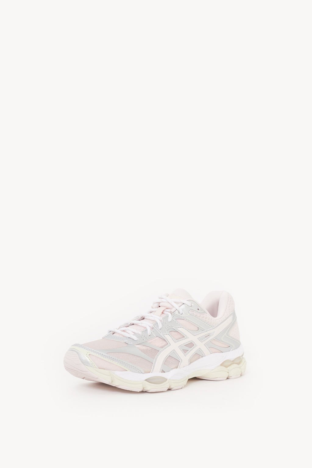 ASICS PINK CLOUD PURE SILVER GEL CUMULUS 16 SNEAKERS