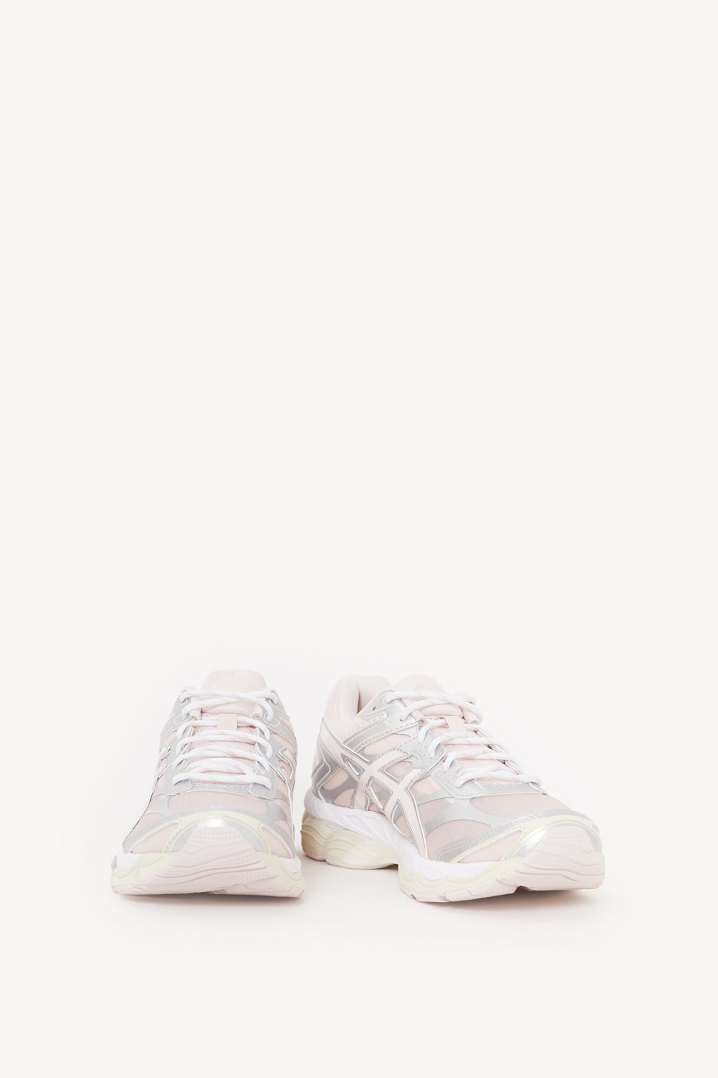 ASICS PINK CLOUD PURE SILVER GEL CUMULUS 16 SNEAKERS