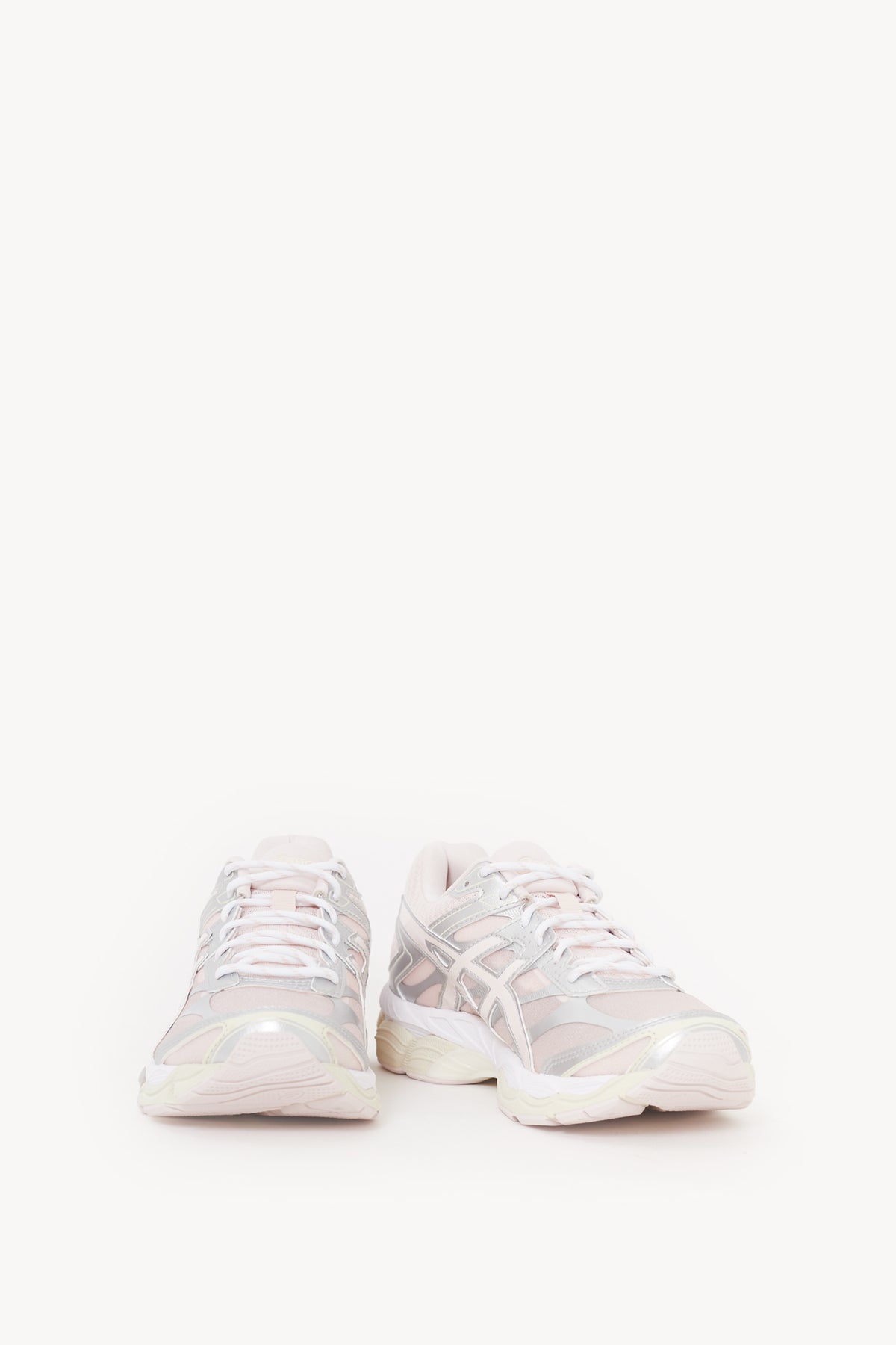 ASICS PINK CLOUD PURE SILVER GEL CUMULUS 16 SNEAKERS