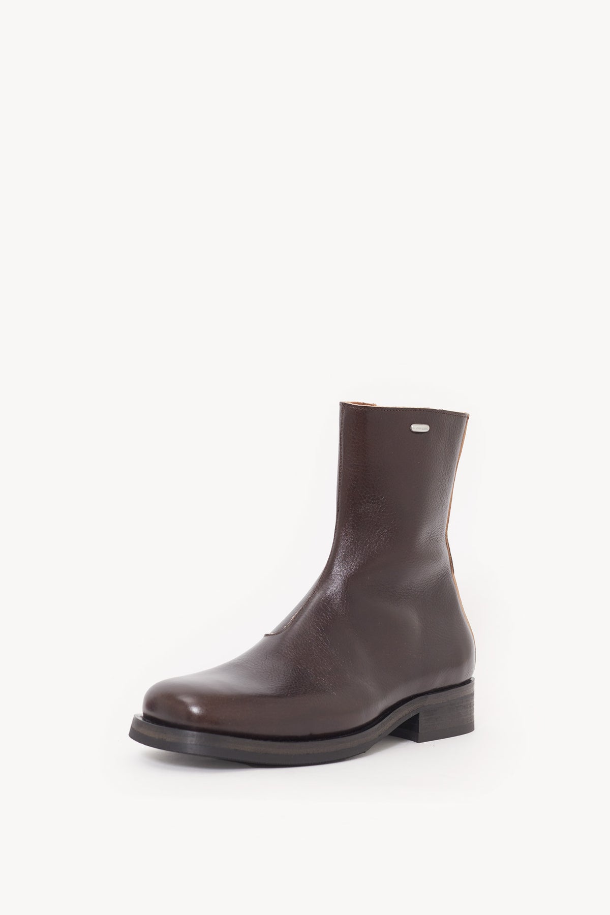 OUR LEGACY DEEP AMERICANO LEATHER CAMION BOOTS