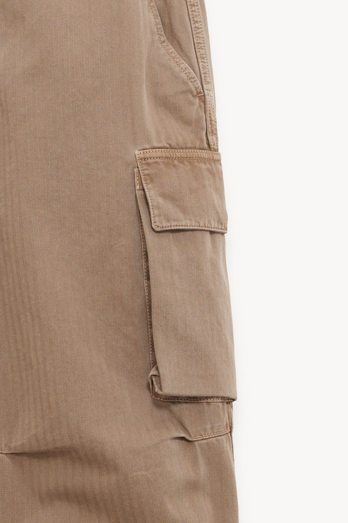 OUR LEGACY UNIFORM OLIVE HERRINGBONE MOUNT CARGO