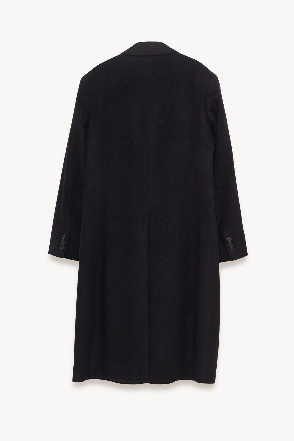 OUR LEGACY BLACK HAIRY WOOL WHALE COAT