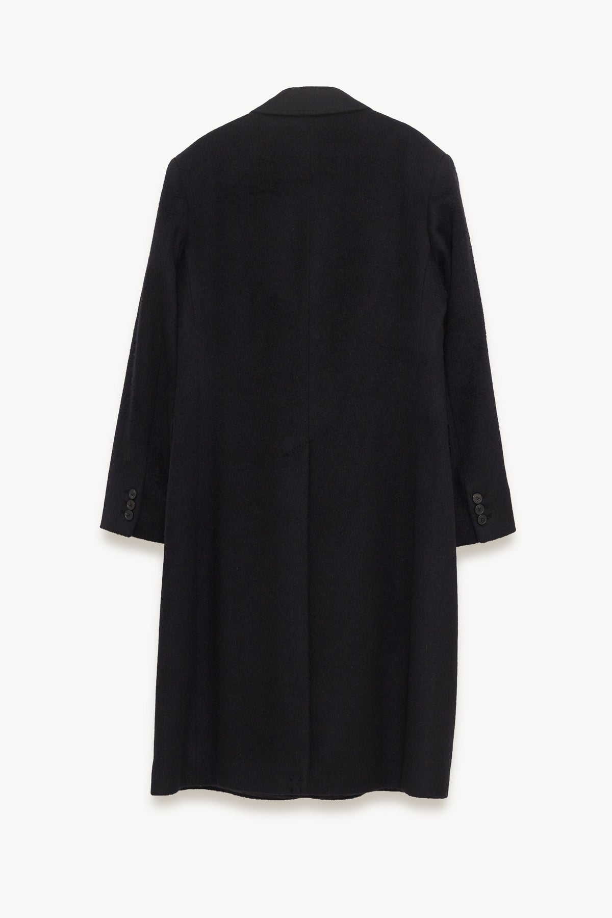 OUR LEGACY BLACK HAIRY WOOL WHALE COAT