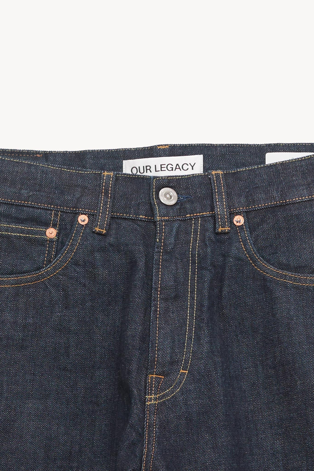 OUR LEGACY BLUE SELVEDGE THIRD CUT JEANS