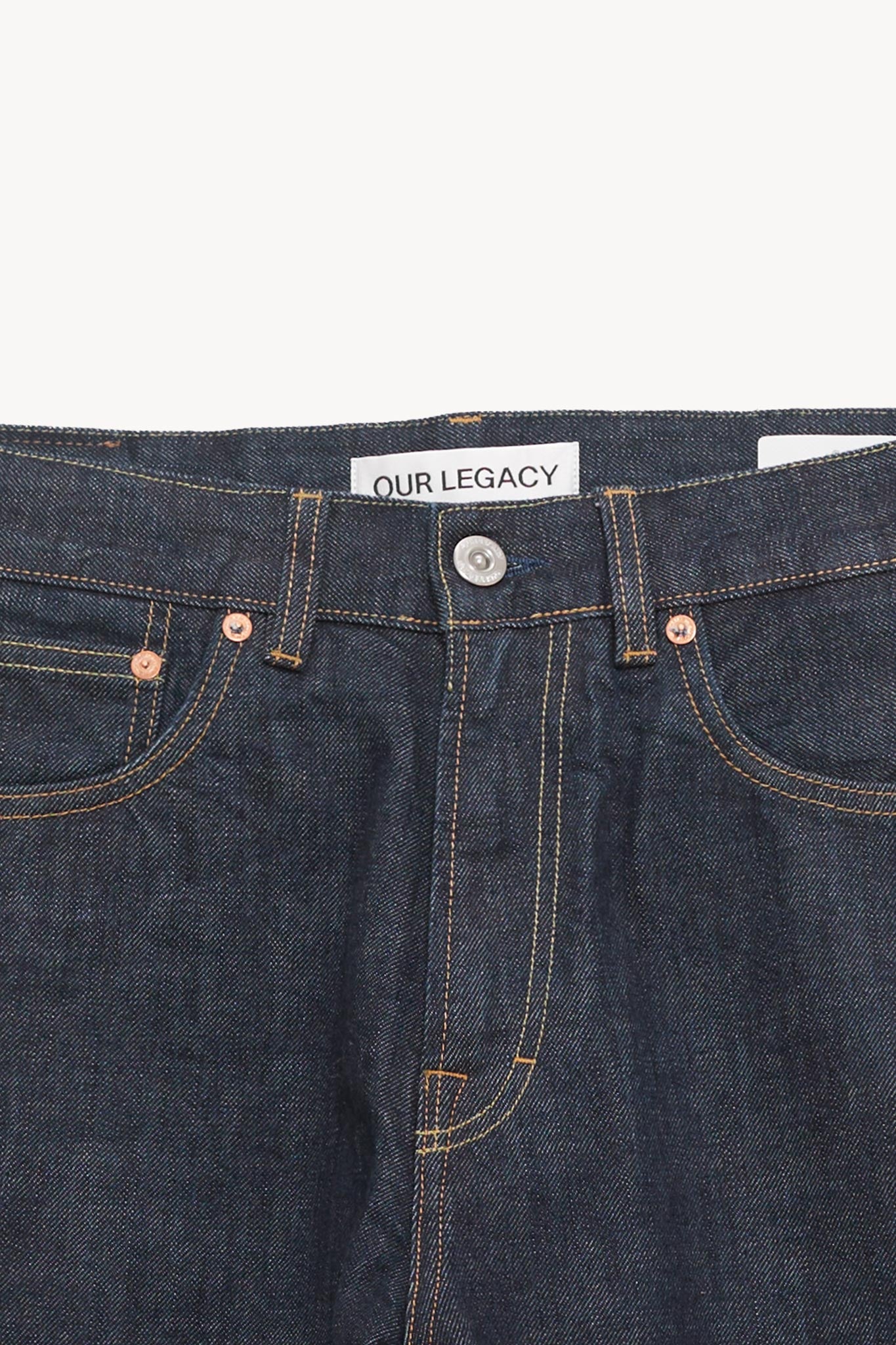 OUR LEGACY BLUE SELVEDGE THIRD CUT JEANS
