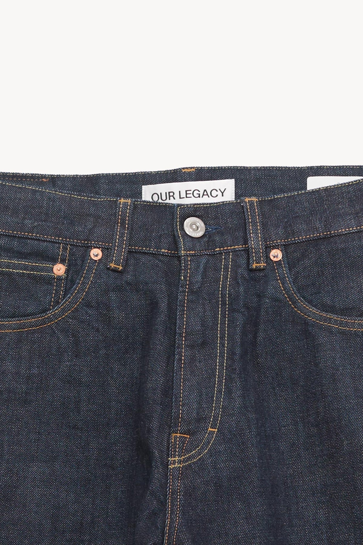 OUR LEGACY BLUE SELVEDGE THIRD CUT JEANS