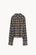 OUR LEGACY YUKON CHECK WOOLTON ENVELOP SHIRT