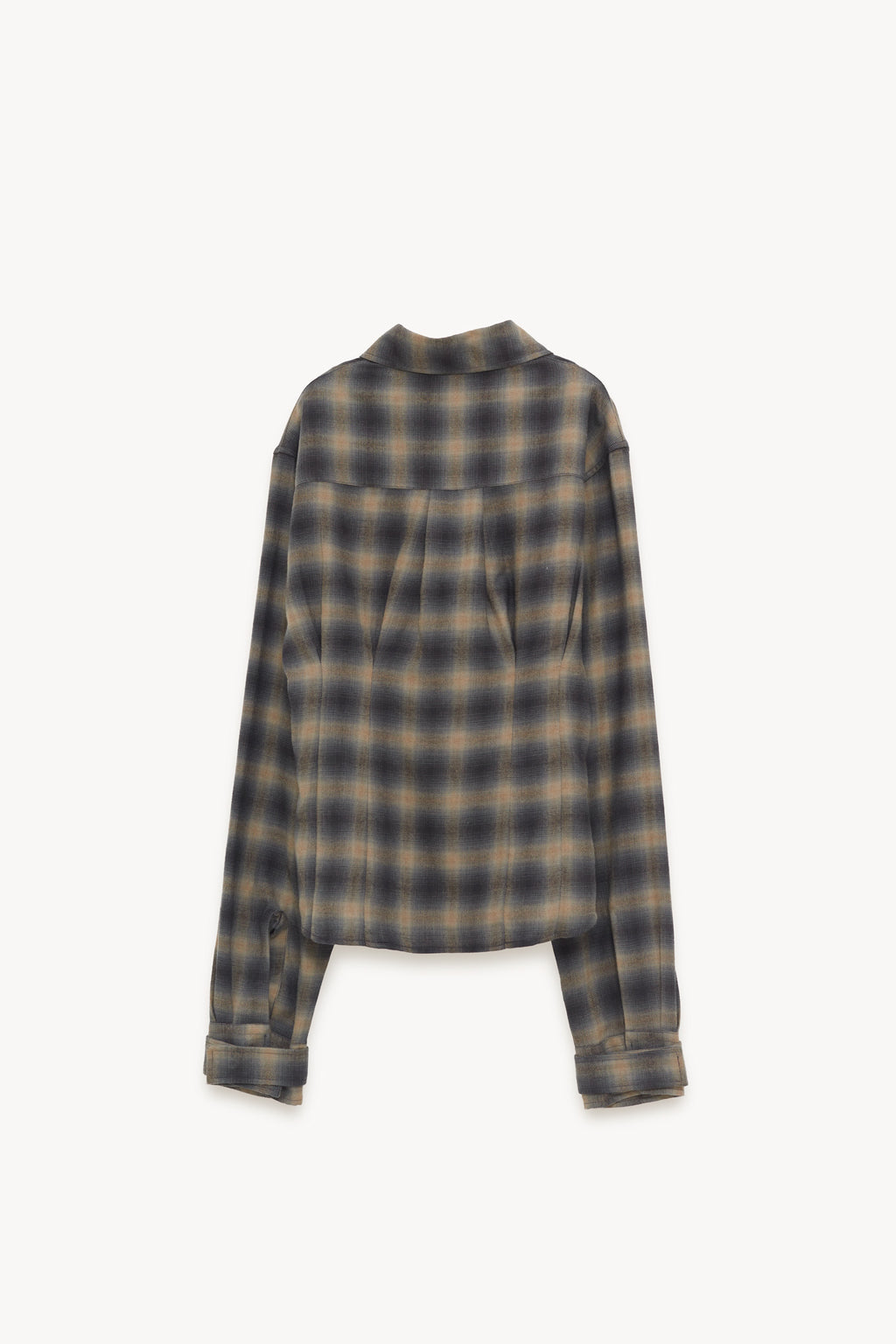 OUR LEGACY YUKON CHECK WOOLTON ENVELOP SHIRT